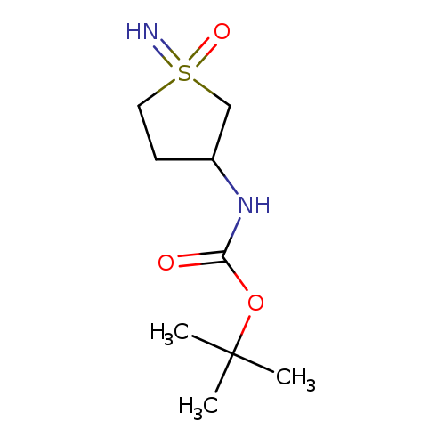 tert-Butyl n-(1-imino-1-oxo-1lambda6-thiolan-3-yl)carbamate