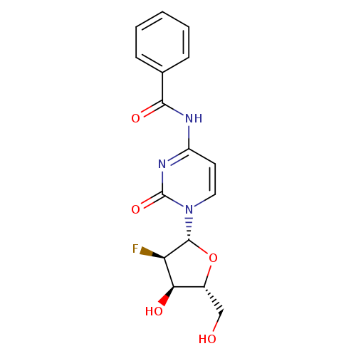 N-(1-((2R,3R,4R,5R)-3-Fluoro-4-hydroxy-5-(hydroxymethyl)tetrahydrofuran-2-yl)-2-oxo-1,2-dihydropyrimidin-4-yl)benzamide