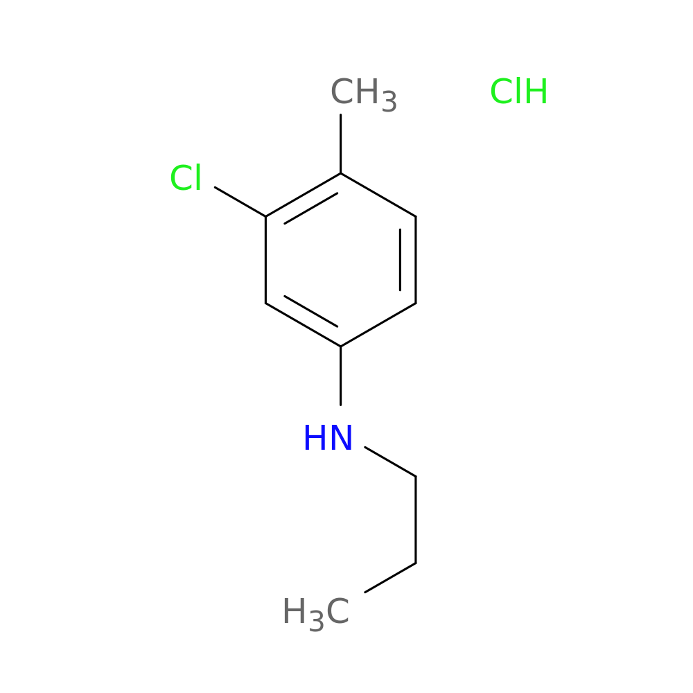 3-chloro-4-methyl-N-propylaniline hydrochloride