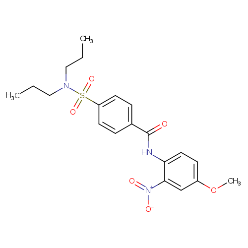 4-(dipropylsulfamoyl)-N-(4-methoxy-2-nitrophenyl)benzamide