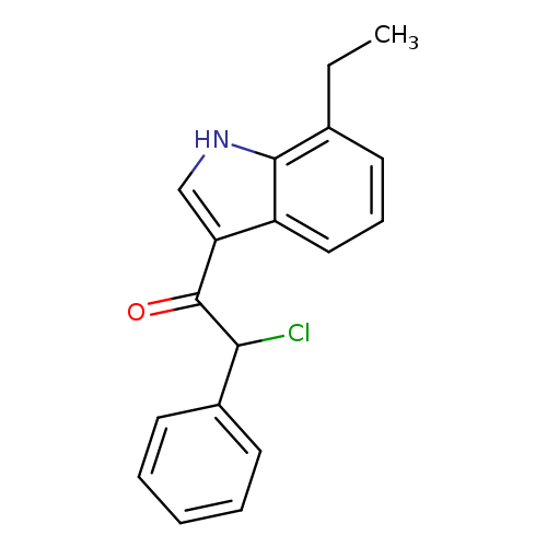 2-CHLORO-1-(7-ETHYL-1H-INDOL-3-YL)-2-PHENYLETHANONE