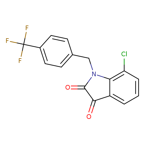 7-Chloro-1-(4-(trifluoromethyl)benzyl)indoline-2,3-dione