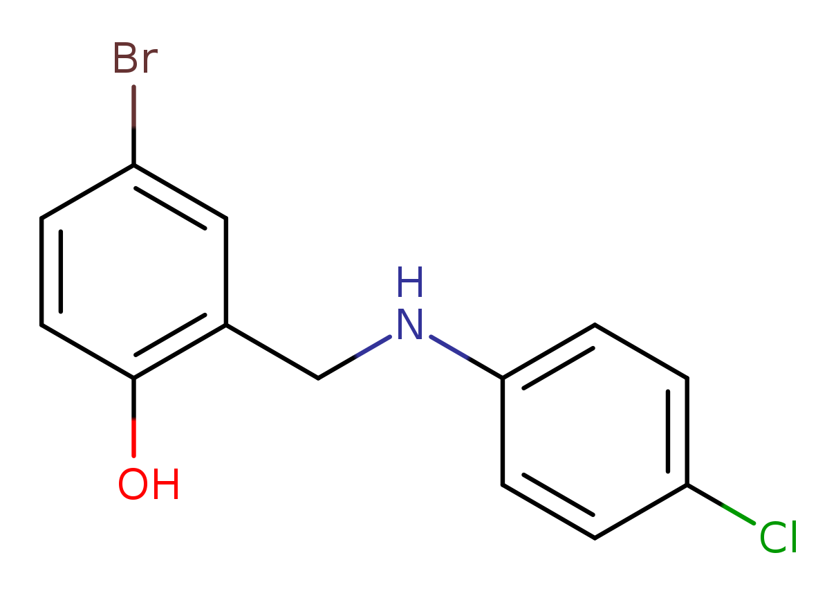 4-bromo-2-{[(4-chlorophenyl)amino]methyl}phenol