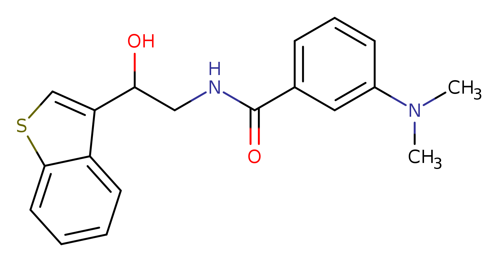 N-[2-(1-benzothiophen-3-yl)-2-hydroxyethyl]-3-(dimethylamino)benzamide