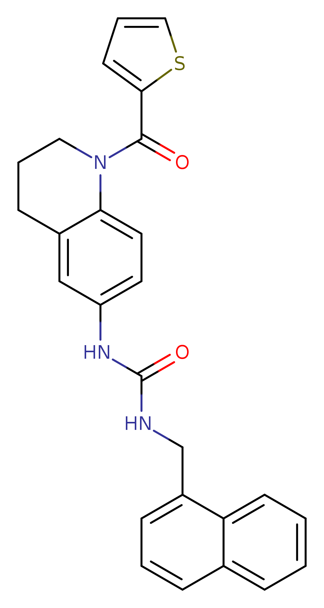 1-[(naphthalen-1-yl)methyl]-3-[1-(thiophene-2-carbonyl)-1,2,3,4-tetrahydroquinolin-6-yl]urea