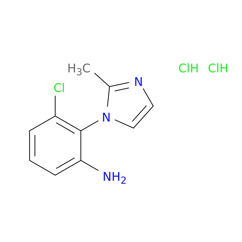 3-chloro-2-(2-methyl-1H-imidazol-1-yl)aniline dihydrochloride