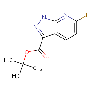 1H-Pyrazolo[3,4-b]pyridine-3-carboxylic acid, 6-fluoro-, 1,1-dimethylethyl ester