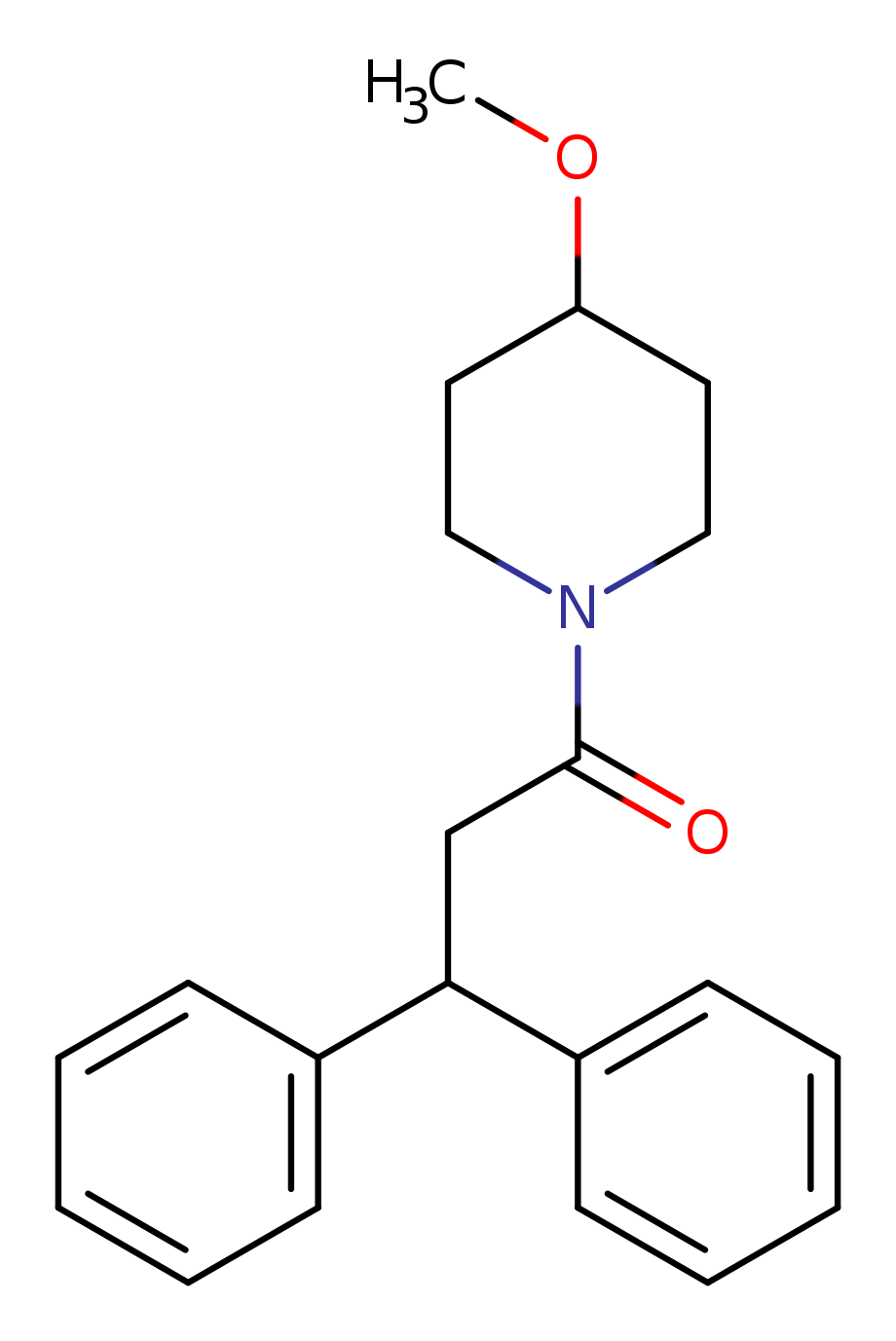 1-(4-methoxypiperidin-1-yl)-3,3-diphenylpropan-1-one