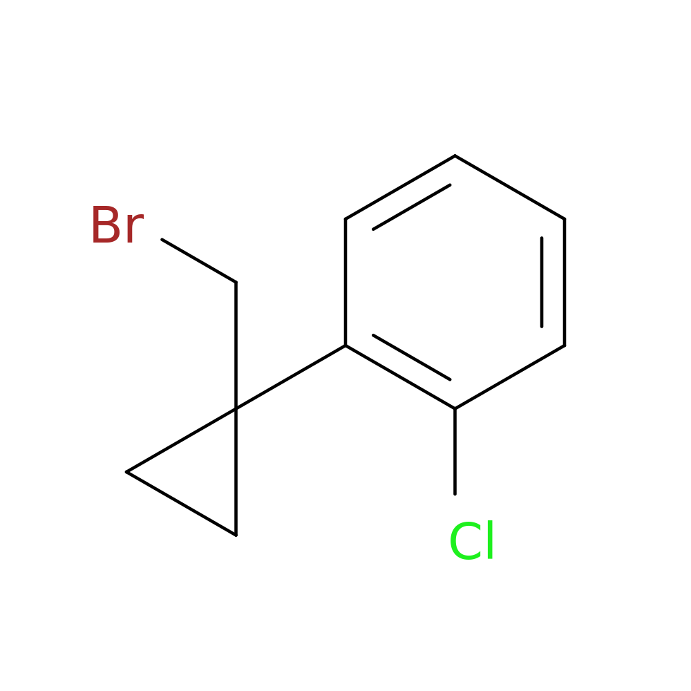 1-[1-(bromomethyl)cyclopropyl]-2-chlorobenzene