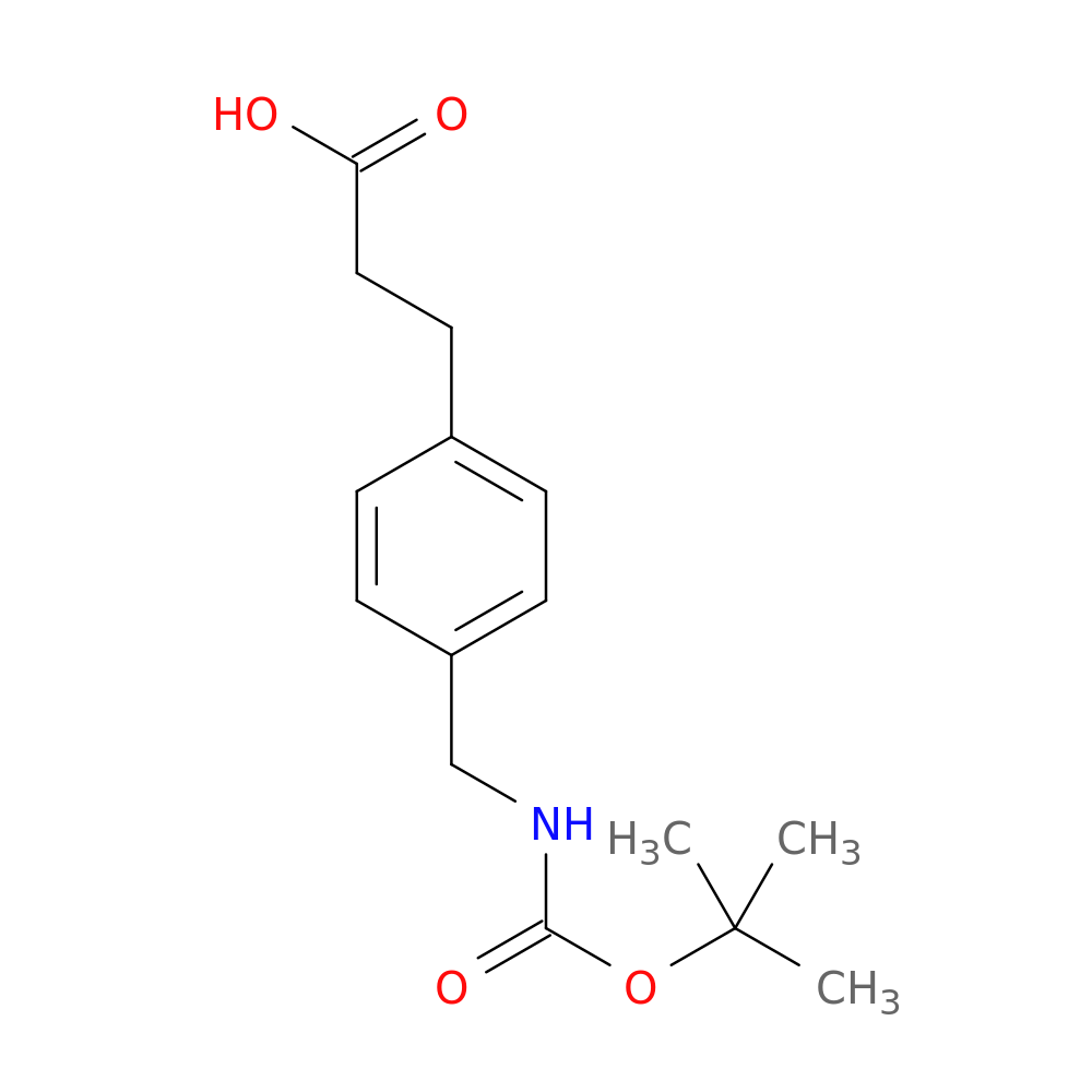 3-(4-(((tert-Butoxycarbonyl)amino)methyl)phenyl)propanoic acid