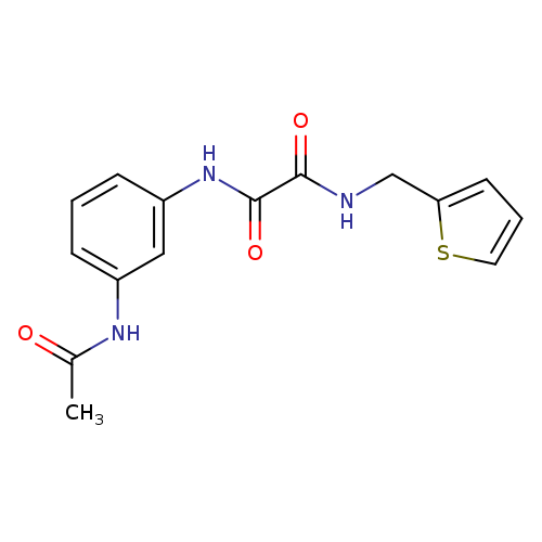N'-(3-acetamidophenyl)-N-[(thiophen-2-yl)methyl]ethanediamide