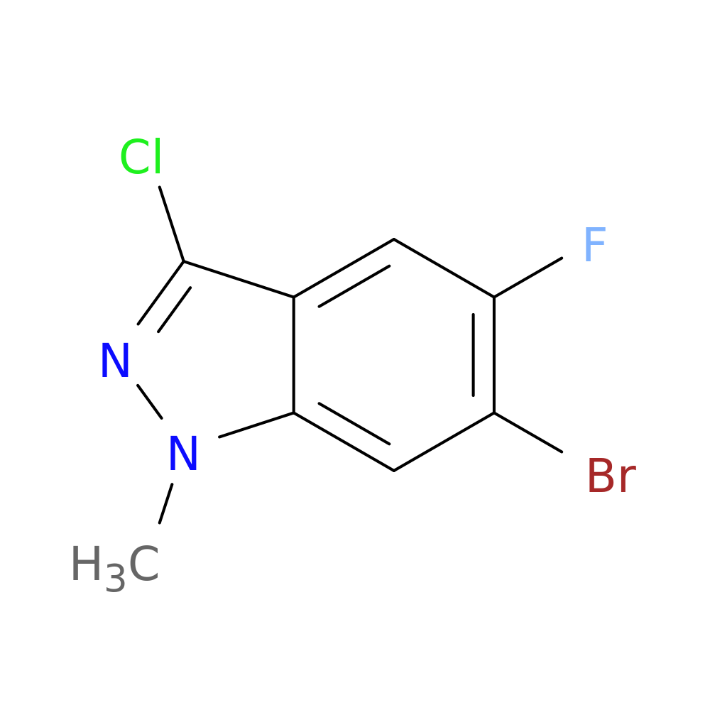 6-BROMO-3-CHLORO-5-FLUORO-1-METHYL-1H-INDAZOLE