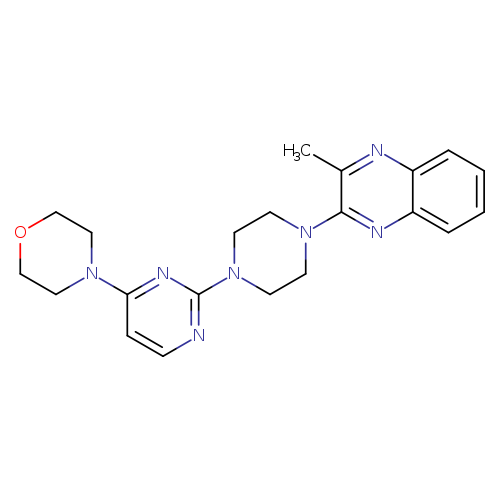 2-methyl-3-{4-[4-(morpholin-4-yl)pyrimidin-2-yl]piperazin-1-yl}quinoxaline