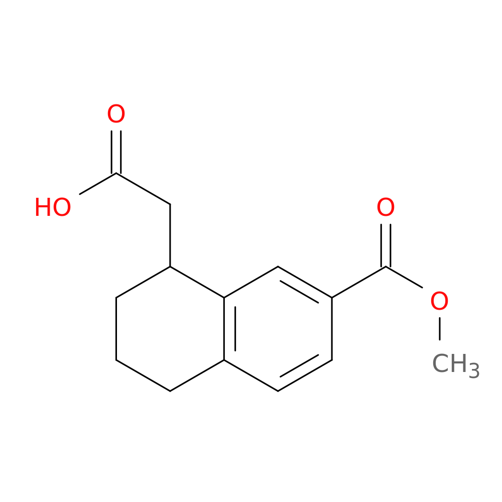 2-[7-(methoxycarbonyl)-1,2,3,4-tetrahydronaphthalen-1-yl]acetic acid