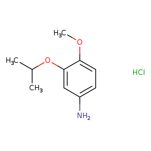 4-methoxy-3-(propan-2-yloxy)aniline hydrochloride