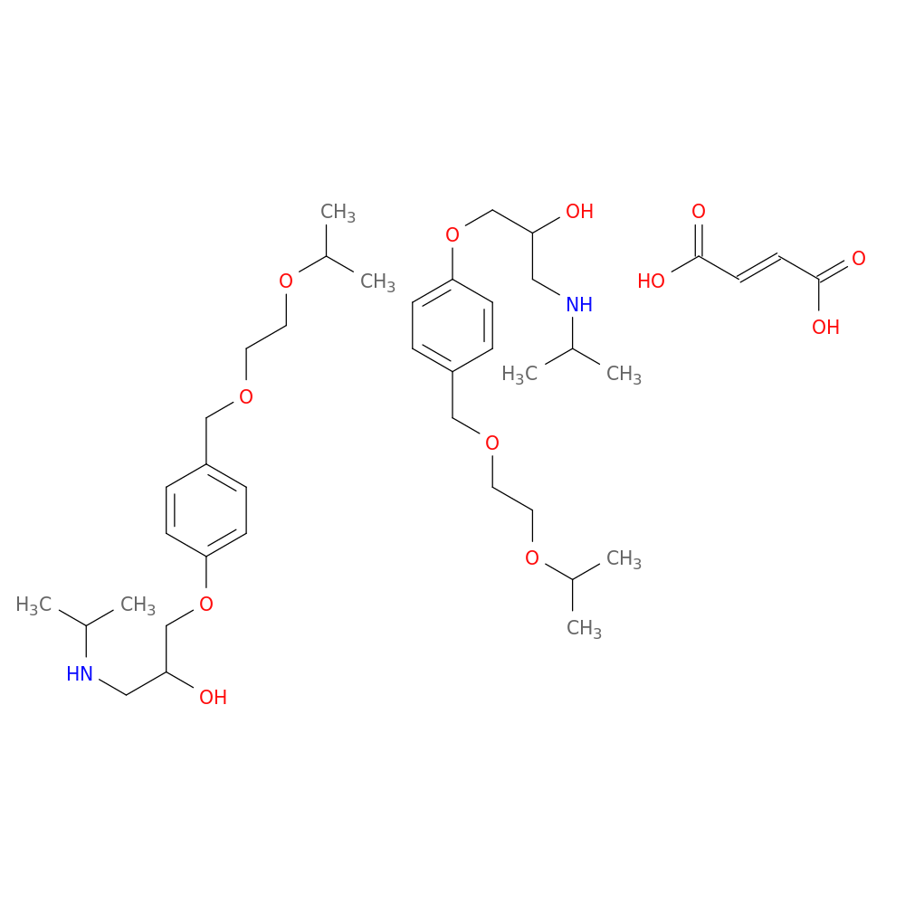 2-Propanol, 1-[4-[[2-(1-methylethoxy)ethoxy]methyl]phenoxy]-3-[(1-methylethyl)amino]-, (2E)-2-butenedioate (2:1)