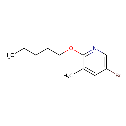 5-Bromo-3-methyl-2-(pentyloxy)pyridine