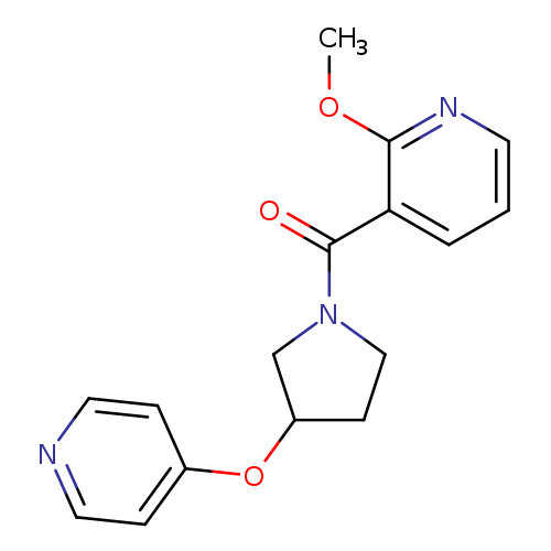 2-methoxy-3-[3-(pyridin-4-yloxy)pyrrolidine-1-carbonyl]pyridine