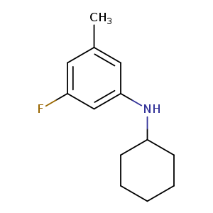 N-cyclohexyl-3-fluoro-5-methylaniline