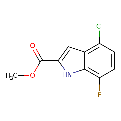 methyl4-chloro-7-fluoro-1H-indole-2-carboxylate