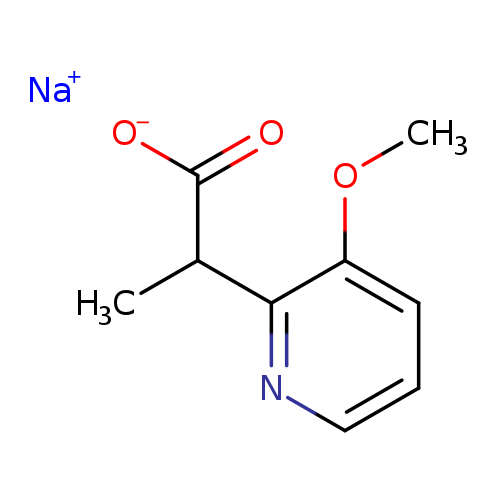sodium 2-(3-methoxypyridin-2-yl)propanoate