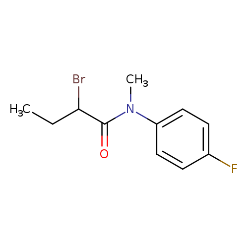 2-Bromo-n-(4-fluorophenyl)-n-methylbutanamide