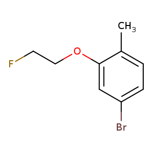 4-bromo-2-(2-fluoroethoxy)-1-methylbenzene