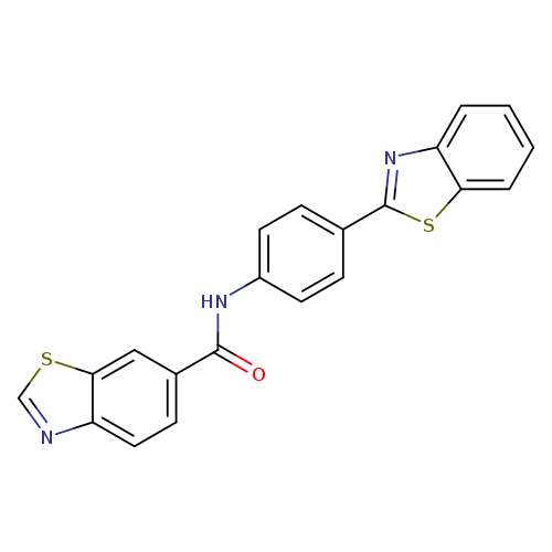 N-[4-(1,3-benzothiazol-2-yl)phenyl]-1,3-benzothiazole-6-carboxamide