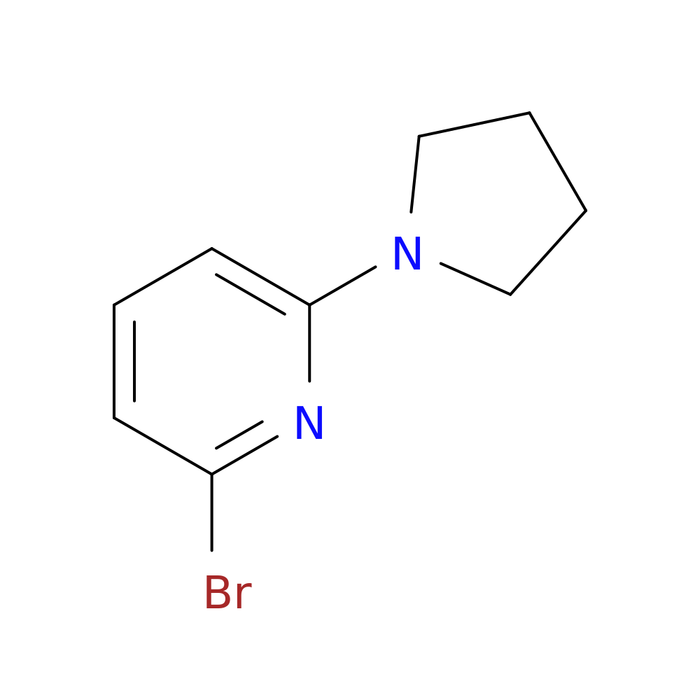 2-Bromo-6-(pyrrolidin-1-yl)pyridine