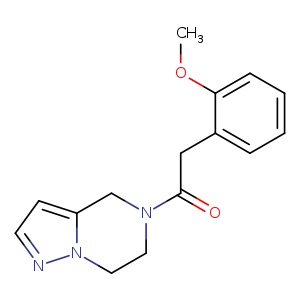2-(2-methoxyphenyl)-1-{4H,5H,6H,7H-pyrazolo[1,5-a]pyrazin-5-yl}ethan-1-one