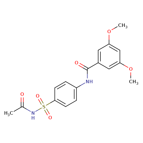 N-{4-[(acetylamino)sulfonyl]phenyl}-3,5-dimethoxybenzamide