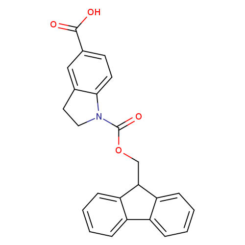 1-[(9H-FLUOREN-9-YLMETHOXY)CARBONYL]-2,3-DIHYDRO-1H-INDOLE-5-CARBOXYLIC A+
