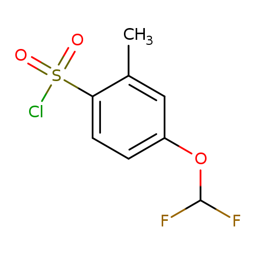 4-(difluoromethoxy)-2-methylbenzene-1-sulfonyl chloride