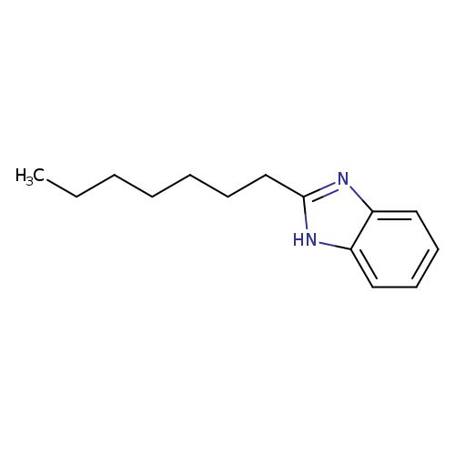 1H-Benzimidazole, 2-heptyl-