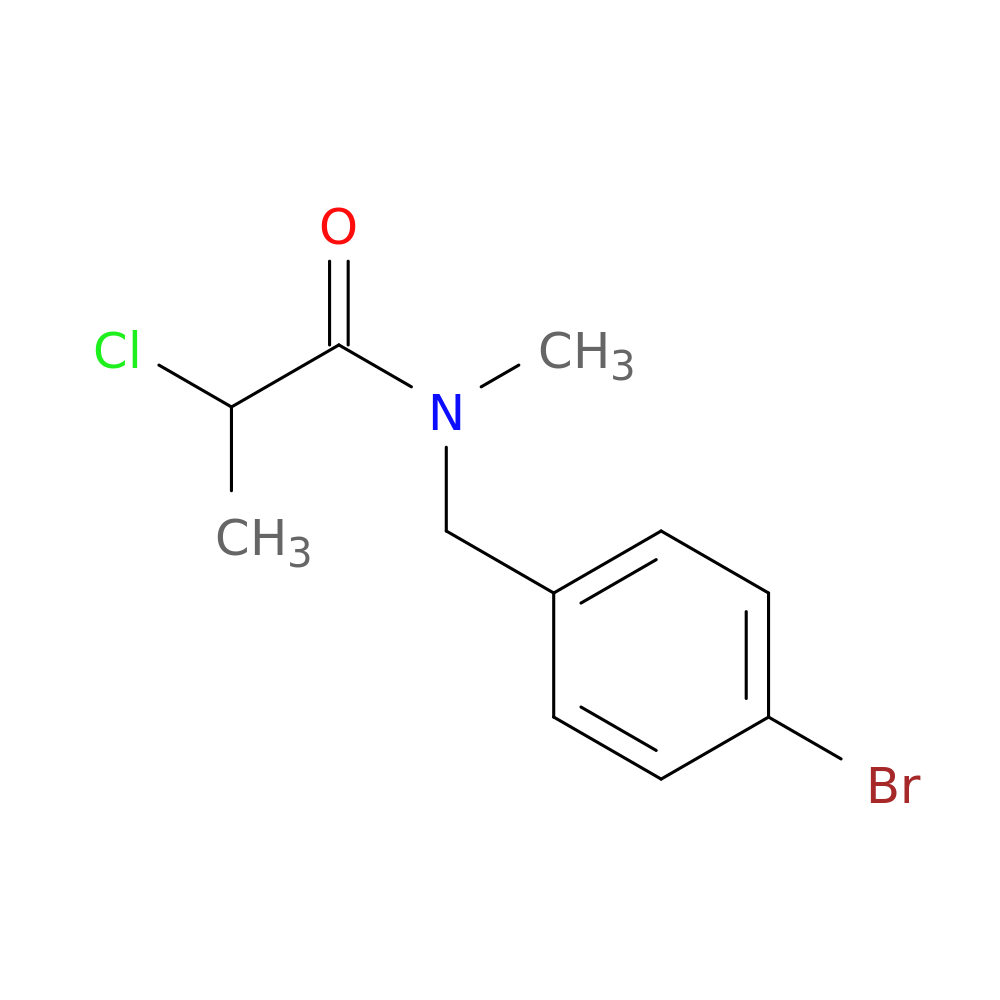 N-[(4-bromophenyl)methyl]-2-chloro-N-methylpropanamide