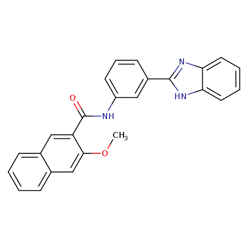 N-[3-(1H-1,3-benzodiazol-2-yl)phenyl]-3-methoxynaphthalene-2-carboxamide