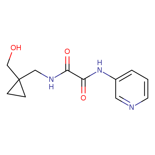 N-{[1-(hydroxymethyl)cyclopropyl]methyl}-N'-(pyridin-3-yl)ethanediamide