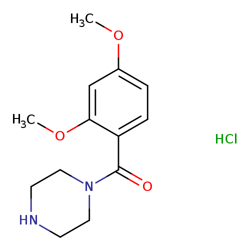 1-(2,4-dimethoxybenzoyl)piperazine hydrochloride