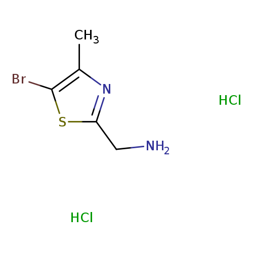 1-(5-bromo-4-methyl-1,3-thiazol-2-yl)methanamine dihydrochloride