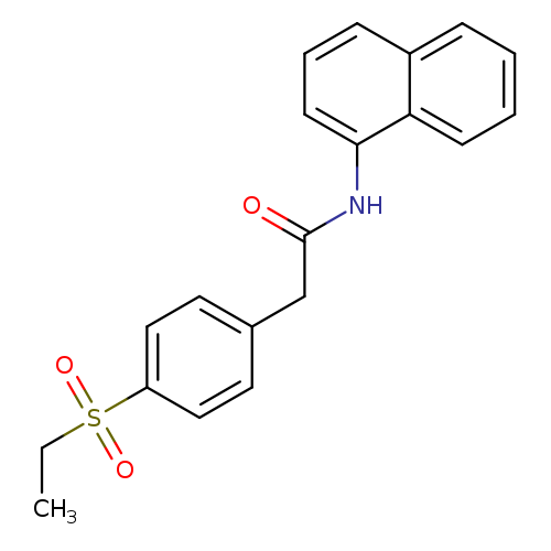 2-[4-(ethanesulfonyl)phenyl]-N-(naphthalen-1-yl)acetamide