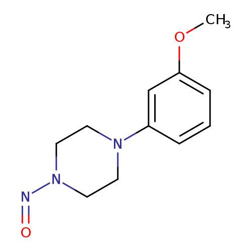 1-(3-methoxyphenyl)-4-nitrosopiperazine