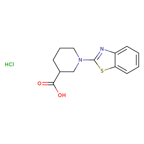 1-(1,3-benzothiazol-2-yl)piperidine-3-carboxylic acid hydrochloride