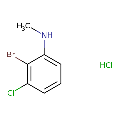2-bromo-3-chloro-N-methylaniline hydrochloride