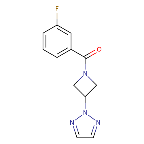 2-[1-(3-fluorobenzoyl)azetidin-3-yl]-2H-1,2,3-triazole