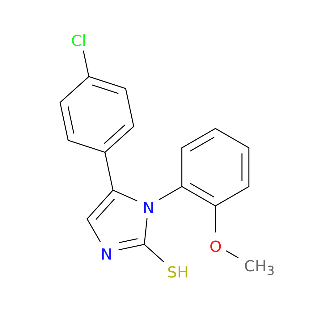 5-(4-chlorophenyl)-1-(2-methoxyphenyl)-1H-imidazole-2-thiol