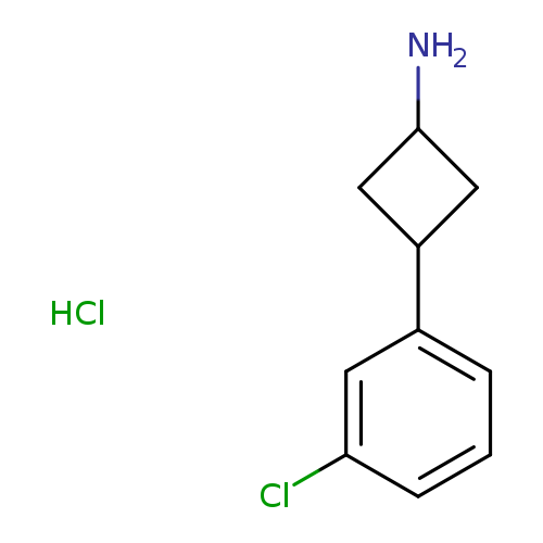 3-(3-chlorophenyl)cyclobutan-1-amine hydrochloride