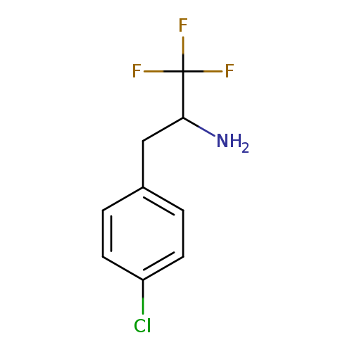 3,3,3-Trifluoro-1-(4-chlorophenyl)-2-propylamine