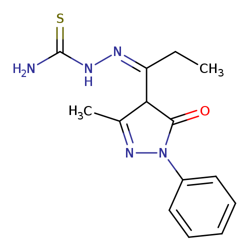 [(Z)-[1-(3-methyl-5-oxo-1-phenyl-4,5-dihydro-1H-pyrazol-4-yl)propylidene]amino]thiourea