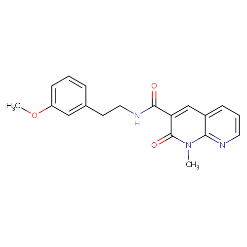 N-[2-(3-methoxyphenyl)ethyl]-1-methyl-2-oxo-1,2-dihydro-1,8-naphthyridine-3-carboxamide