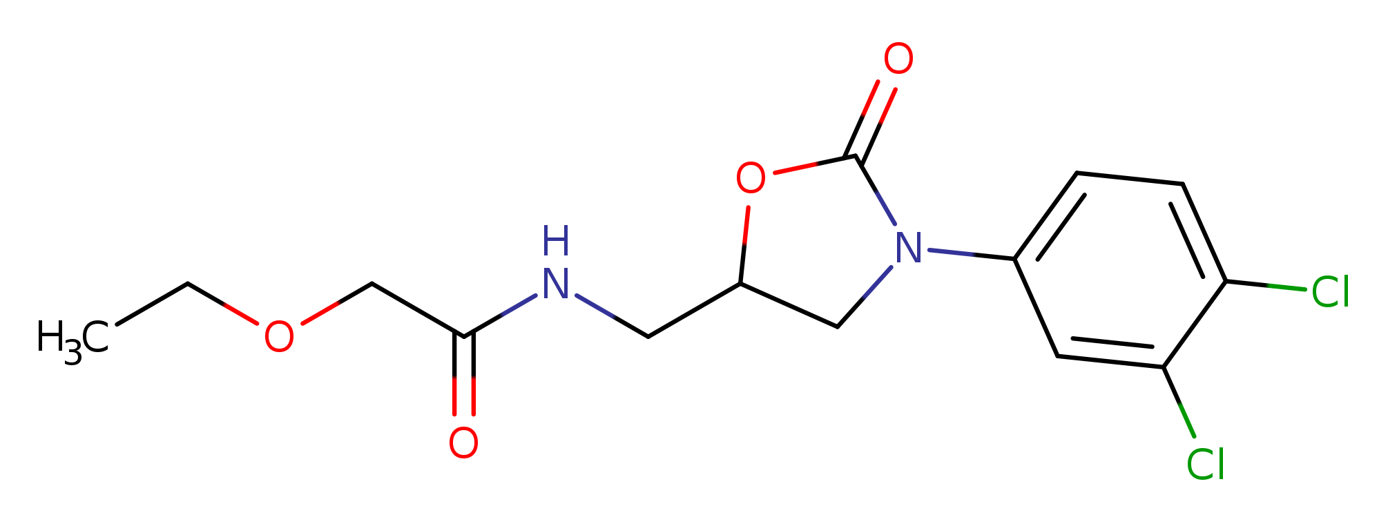 N-{[3-(3,4-dichlorophenyl)-2-oxo-1,3-oxazolidin-5-yl]methyl}-2-ethoxyacetamide